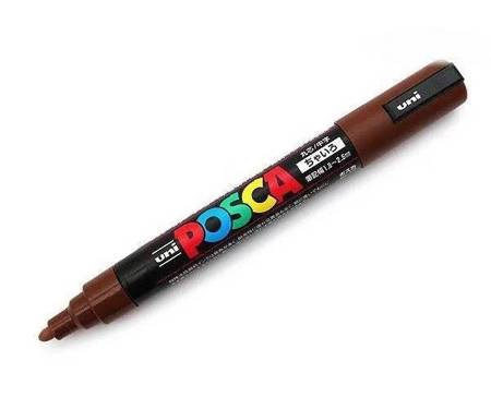 PC-5M MARKER POSCA UNI BROWN NR 21