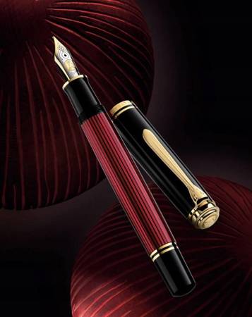 PIÓRO WIECZNE PELIKAN M 800 black-red F