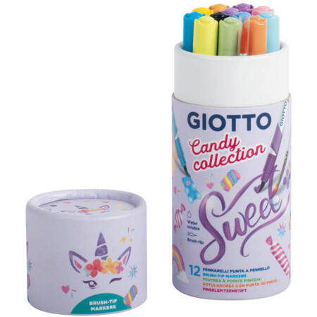 PISAKI GIOTTO TURBO SOFT BRUSH CANDY 12 SZT FILA