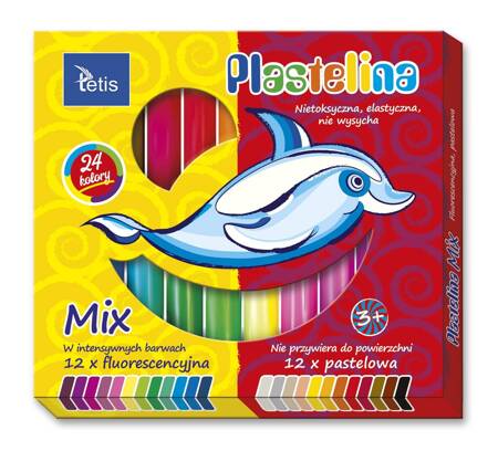 PLASTELINA MIX 24 KOL. 15G