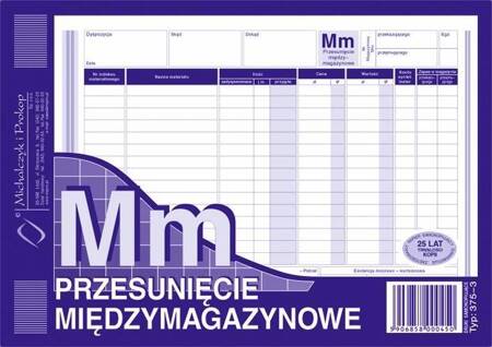 PRZESUNIĘCIE MIĘDZYMAGAZ.375-3 M&P