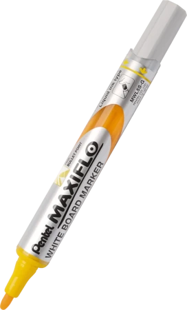 Pentel marker suchościeralny MWL5S Maxiflo żłóty