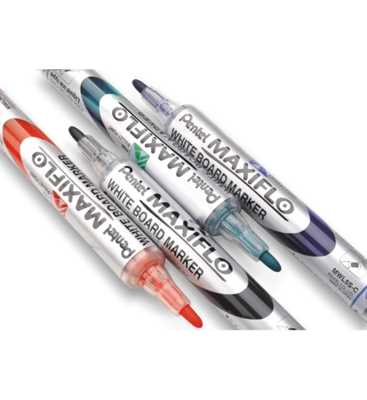 Pentel marker suchościeralny MWL5S Maxiflo żłóty