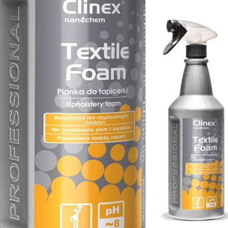 Pianka CLINEX Textile Foam 1L do tapicerki