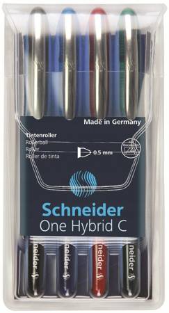 Pióro kulkowe Schneider ONE Hybrid C 05 mm 4 szt.