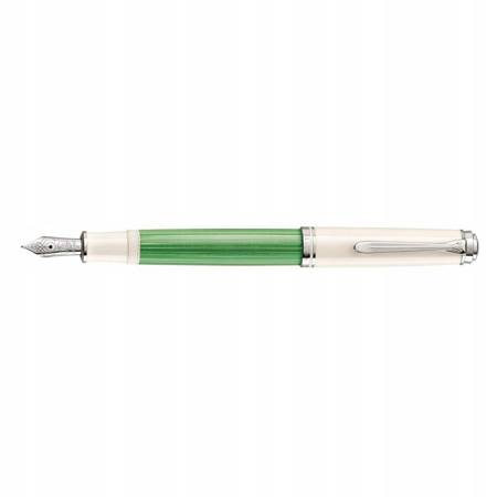 Pióro wieczne Pelikan M605 F green-white