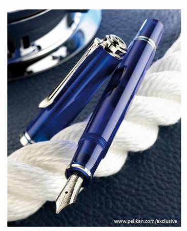 Pióro wieczne Pelikan SOUVERAN M600 Black/Blue B