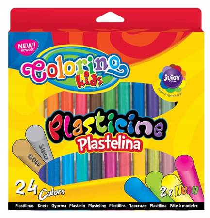 Plastelina 24 kolory Colorino Kids