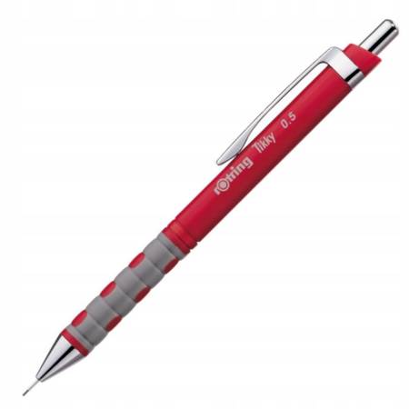 ROTRING TIKKY III OŁÓWEK 0,5 CZERWONY KORPUS