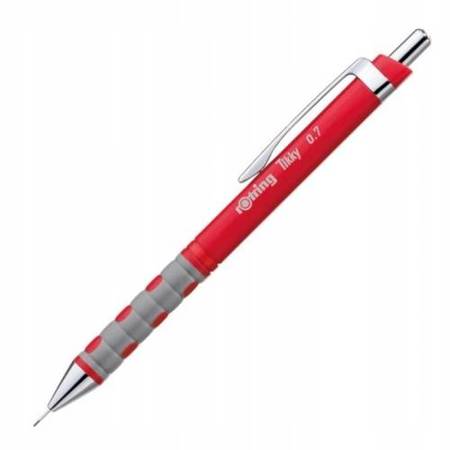 ROTRING TIKKY OŁÓWEK 0,7 CZERWONY KORPUS