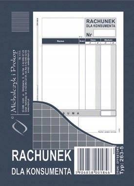 Rachunek dla konsumenta Michalczyk i P 263-5 A6 80