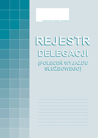 Rejestr delegacji (p.w.s.) A4