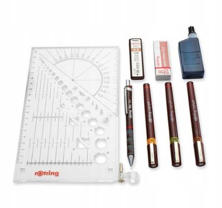 Rotring isograph College Set-3-set 0.2 / 0.3 / 0.5