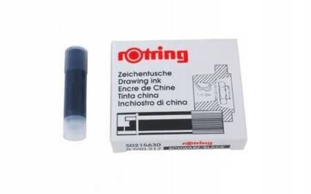 Rotring naboje do Isograf czarne 5 szt