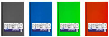 SZKICOWNIK OXFORD SKETCHBOOK SZYTY A6/96K SZARYW