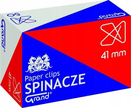 Spinacze krzyżowe Grand Nr 2 41 mm, galwanizowane