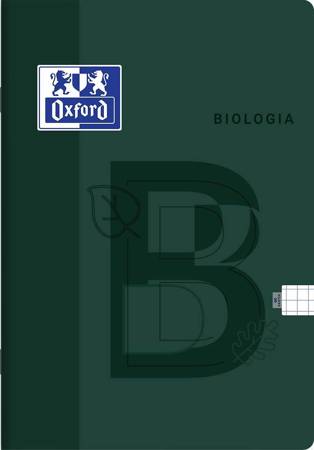 ZESZYT OXF BIOLOGIA A5 60 KARTEK 90G KRATKA OXFORD 2023