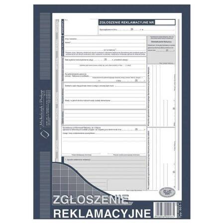 ZGŁOSZENIE REKLAMACJI MP 601-1