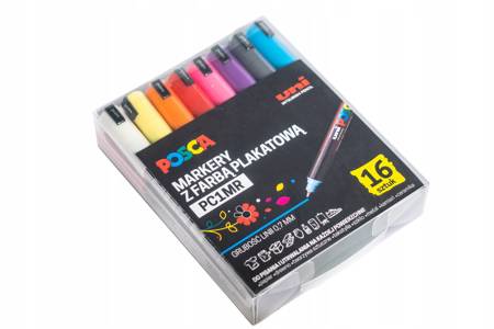 Zestaw markerów UNI Posca PC1MR 16 szt