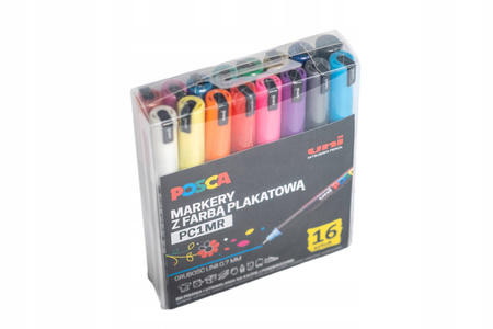 Zestaw markerów UNI Posca PC1MR 16 szt