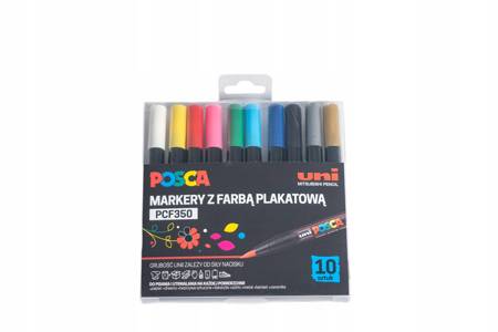 Zestaw markerów UNI Posca PCF350 10 szt